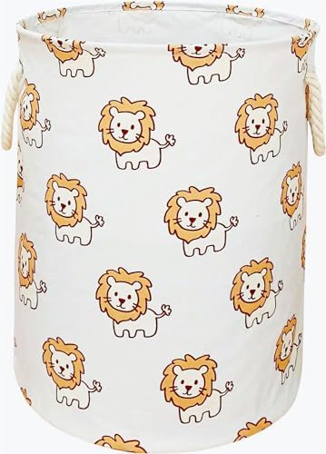 Round Laundry Basket Storage Bins Nursery Hamper Gift Baskets by VAIVUSTO
