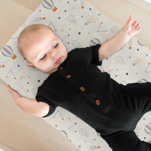 BROLEX Changing Pad Covers for Baby: Boy Girls Ultra Stretchy Soft 2 Pack - Image 7