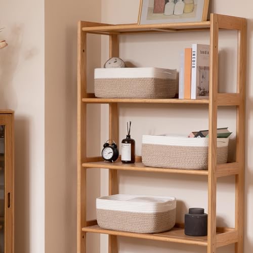OIASKET Storage Baskets for Organizing 3 Pack, Woven Baskets for Shelves - Image 4