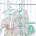 Baby Clothes Hangers 50 Pack, Plastic Kids Hangers Space Saving - Image 3