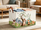 Animal Baskets Cute Storage Bins Rectangular Storage Bin Organizer Book Box - Image 6