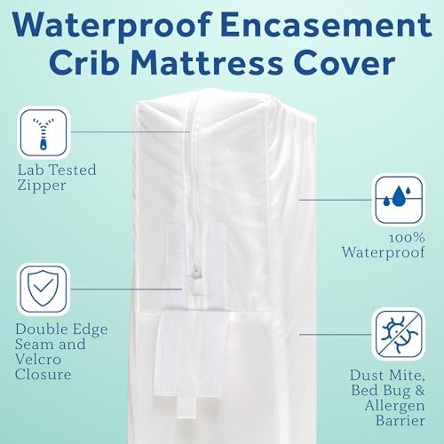 Sealy Baby SafetyCase Breathable Waterproof Crib Mattress Protector Pad - Image 4
