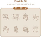 Gllquen Baby 3-Pack Muslin Cotton Bassinet Sheets - Image 3