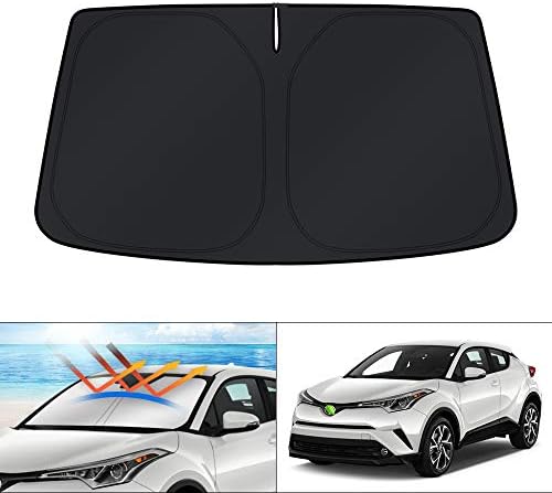 KUST Windshield Sun Shade for Toyota CHR 2018-2023 CH-R Window Accessories Sun by KUST