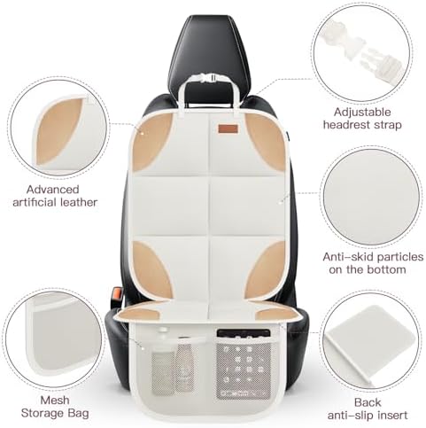 SMART ELF 2 Pack Car Seat Protector-600D Fabric Waterproof - Image 2