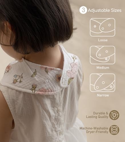 8 Pack Muslin Baby Bandana Bibs - Image 4