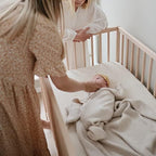 mushie Extra Soft Muslin Fitted Crib Sheet | 192 Thread Count | 28"x 52" - Image 5