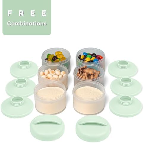 Termichy Stackable Formula Dispenser Portable: Milk Powder Container to go - Image 3