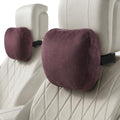 2 PCS Car Pillow for Driving Seat Soft Suede Headrest Neck & Lumbar Support by GoodpillowBetterdriver