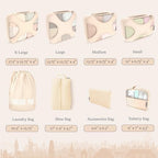 Shacke 8 Set Packing Cubes for Travel, Shoe & Toiletry Bags - Image 4