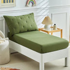 DuShow 4 Pieces Toddler Bedding Set, Embroidery Crib Comforter Set - Image 5