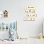 BirtDerr 4Pcs Winie Wall Decorations-he Pooh Baby Stuff-Bedroom Wall - Image 4