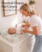 Yoofoss 2-Pack Diaper Changing Pad Cover - Image 2