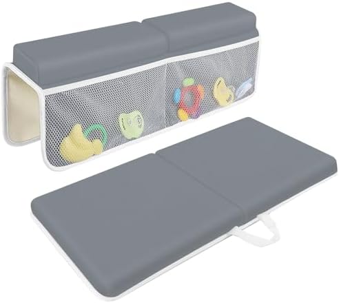 JJGoo Bath Kneeler with Elbow Rest Pad Set, 1.5 inch Kneeling Pad Mat by JJGoo