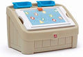 Step2 2-in-1 Toy Box & Art Lid, Kids Toy Storage Bin & Organizer, Easel & Chest by Unknown