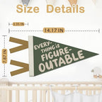Everything Is Figureoutable Classroom Decor Felt Banners Flags - Image 7