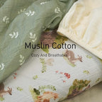 Gllquen Baby Muslin Bassinet Sheets 3pk, Soft Cotton Baby Sheet 33x17 - Image 3