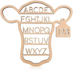 Nichake Western Nursery Wall Decor Neutral Cow Alphabet Wall Art by Nichake