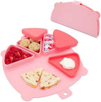 Silicone On-The-Go Snack Mat – Foldable Reusable Placemat by 321Grow