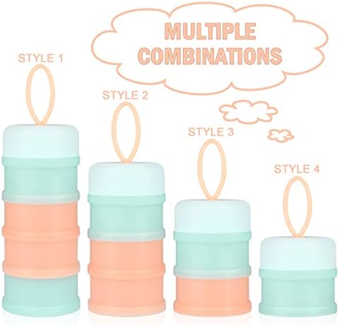 Accmor 2 Pack Baby Formula Dispenser On The Go, Stackable Formula Dispenser - Image 2