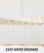 HITSLAM Shower Mat Anti Slip, Square Bath Mat - Image 4