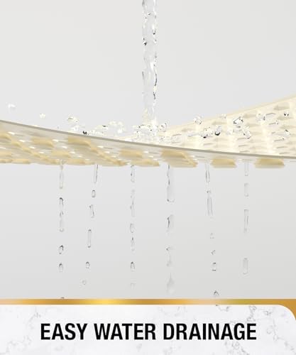 HITSLAM Shower Mat Anti Slip, Square Bath Mat - Image 4