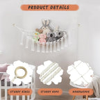 59 x 47 inches Stuffed Animal Hammock Corner Net, Plushie Net - Image 5