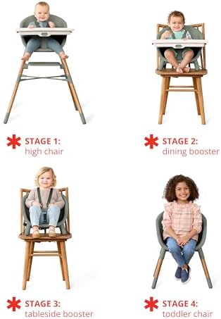 Skip Hop Baby High Chair 4-in-1 Convertible High Chair - Image 3