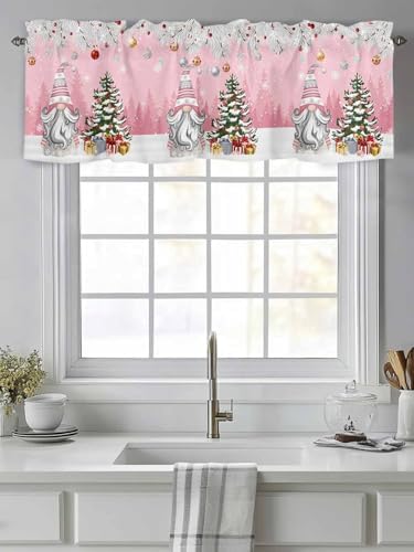 Vandarllin Christmas Gnome Valance Curtains - Image 2