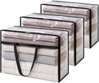 Lifewit 3 Pack Clear Blanket Storage Bags, 60L Plastic Comforter Storage Bag by Lifewit