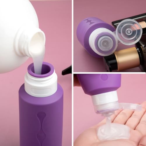Gemice Travel Bottles for Toiletries, Tsa Approved Travel 6oz Size Containers - Image 3