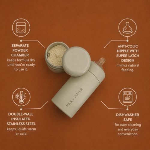 MILK & WATER Stainless Steel All-in-One Baby Bottle - Image 6