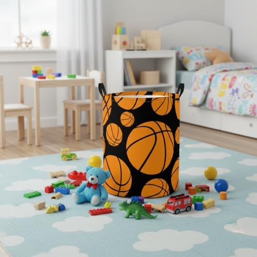 Baby Laundry Basket Baby Nursery Hamper Kids Laundry Basket Toy Storage Bin - Image 6