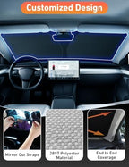 EcoNour Windshield Sun Shade Compatible - Image 4