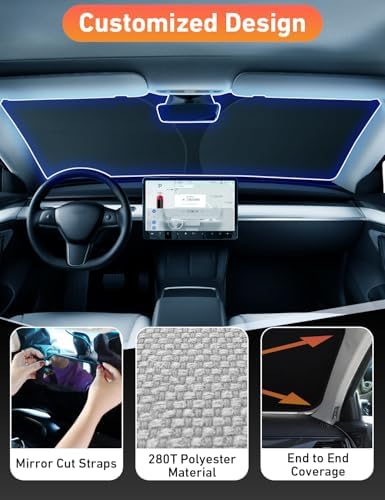 EcoNour Windshield Sun Shade Compatible - Image 4