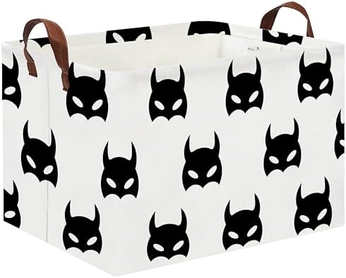 Batman Basket Kids Storage Basket Cute Basket Empty Toy Storage Bin Organizer by HIYAGON