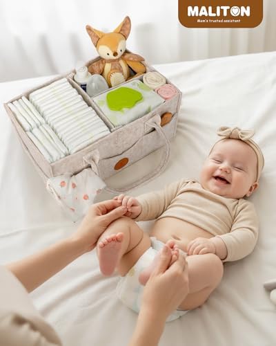 Maliton Felt Diaper Caddy Organizer - Image 2
