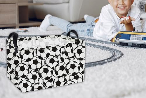 Essme Rectangular Soccer Baskets, Kids Storage Box, Easter Basket - Image 6