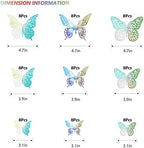SAOROPEB 3D Butterfly Wall Decor, Removable Metallic Wall Sticker Room Mural - Image 6