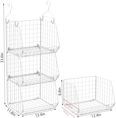 X-cosrack 3 Tier Foldable Closet Organizer, Clothes Shelves - Image 3