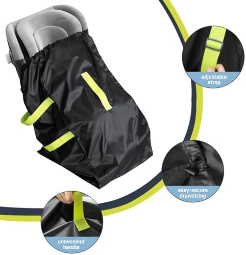 Car Seat Travel Bag for Airplane, Water-Resistant Gate Check Bag - Image 4