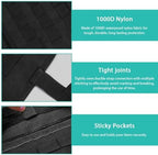 2 PCS Car Seat Back Organizer, Tactical MOLLE Sag Proof Vehicle Panel Backseat - Image 4