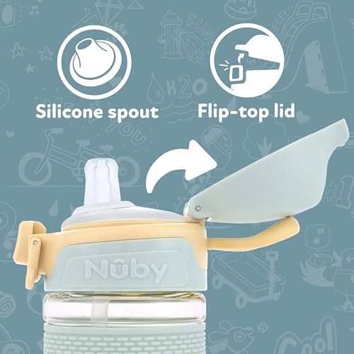 Nuby Thirsty Kids Flip-it Bolt Toddler Cup - Image 5