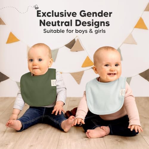KeaBabies 8-Pack Organic Baby Bibs - Image 6