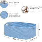 CubesLand Cute and Durable Small Cotton Rope Basket - Image 2