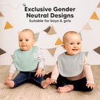 KeaBabies 8-Pack Organic Baby Bibs - Image 6