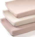 lulumoon Muslin Changing Pad Cover: 32x16 Fit Standard Rectangle Pad by Lulumoon