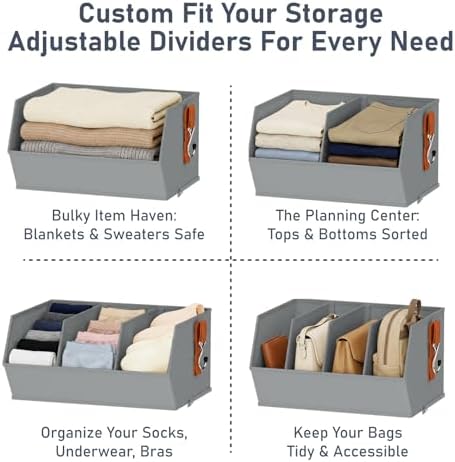 Hanging Closet Organizer Extra Large, Clothes Hanging Shelves - Image 5