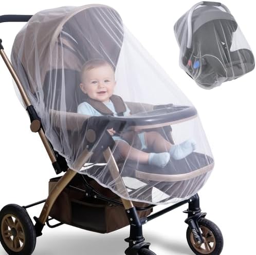 Baby Mosquito Net for Stroller, Car Seat & Bassinet – Premium Infant Bug by UniversalBackpackers