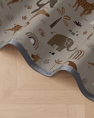 Blissful Diary Baby Splat Mat for Under High Chair, 50.4 x 50.4 Inch Wipeable - Image 4